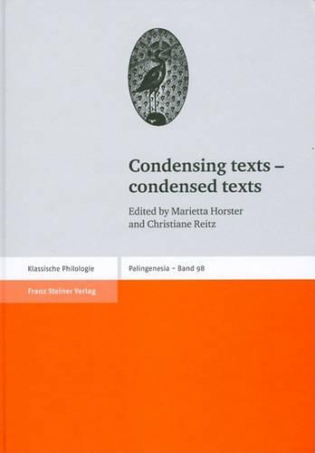 Condensing Texts - Condensed Texts
