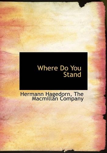 Where Do You Stand: (English)