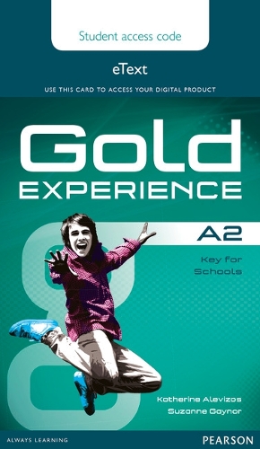 Gold Experience A2 eText Student Access Card: (Gold Experience)