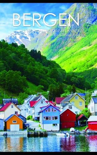 Bergen Note Monthly 2020 Planner 12 Month Calendar