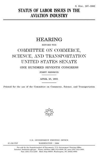 Status of Labor Issues in the Aviation Industry