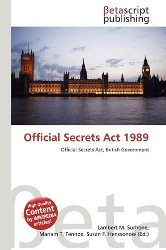 Official Secrets ACT 1989