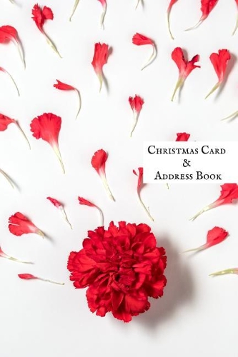 Christmas Card & Address Book: Portable Christmas Card List Recorder and Address Book Organizer Holiday Shopping List Planner Notebook