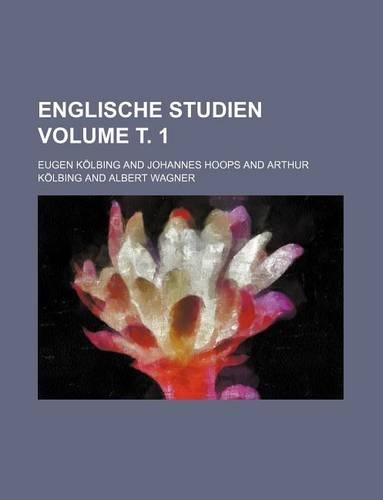 Englische Studien Volume . 1