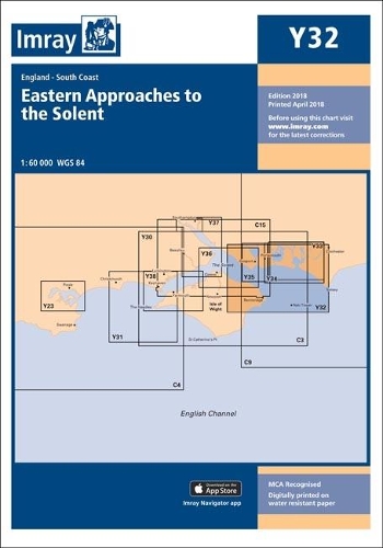 Imray Chart Y32: Eastern Approach to the Solent(32 Y Series)