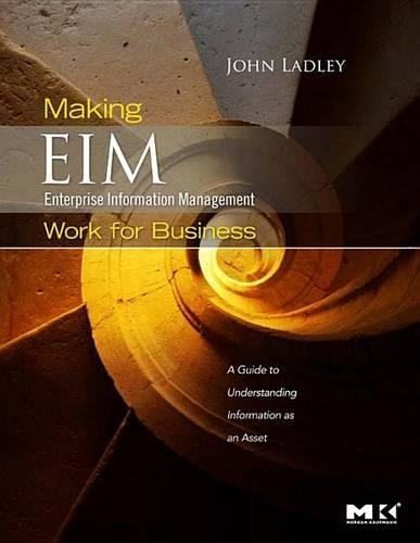 Making Enterprise Information Management (Eim) Work for Business: A Guide to Understanding Information as an Asset