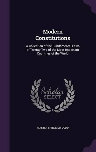 Modern Constitutions