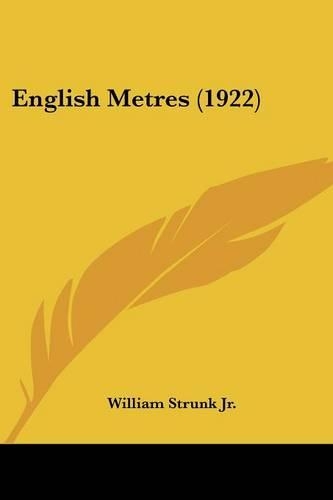 English Metres (1922)