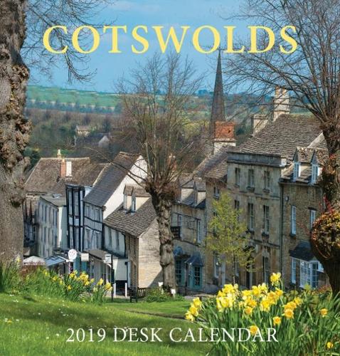 Cotswolds Mini Desktop Calendar - 2019