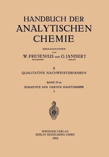 Elemente der Vierten Hauptgruppe