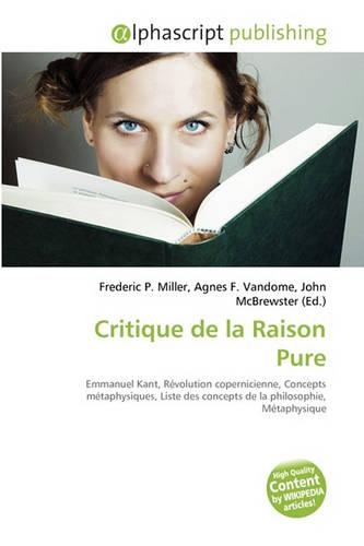 Critique de La Raison Pure: (French)