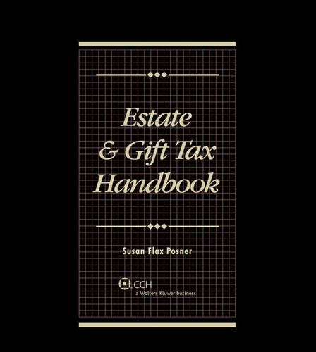 Estate & Gift Tax Handbook (2011) [New Customer]
