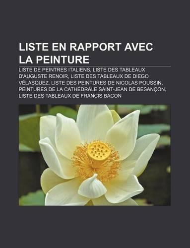 Liste En Rapport Avec La Peinture