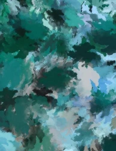 Writer's Journal - Artistic Green Leaf