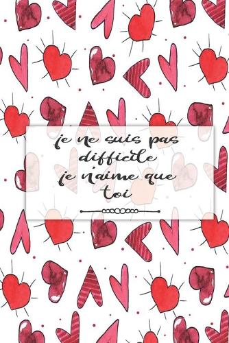 Carnet de notes lignés idéal pour la saint valentin