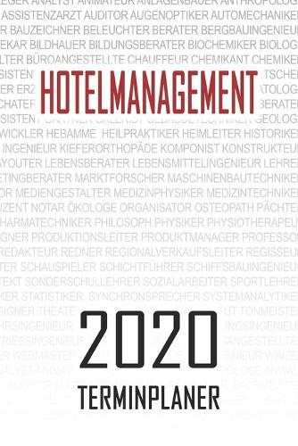 Hotelmanagement - 2020 Terminplaner