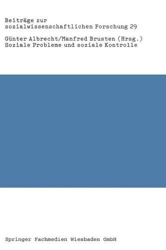 Soziale Probleme und soziale Kontrolle