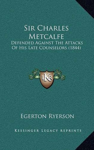 Sir Charles Metcalfe