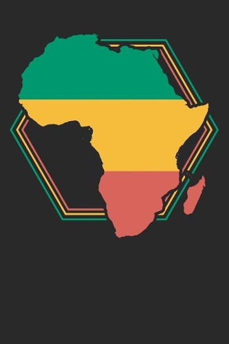 Notebook Journal: Africa Map 6x9 Dot Grid 120 Pages