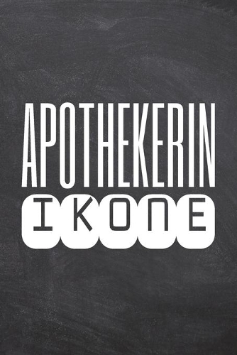 Apothekerin Ikone: Apothekerin Punktraster Notizbuch, Notizheft oder Schreibheft - 110 Seiten A5 - Büro Equipment & Zubehör - Lustiges Geschenk zu Weihnachten oder Geb