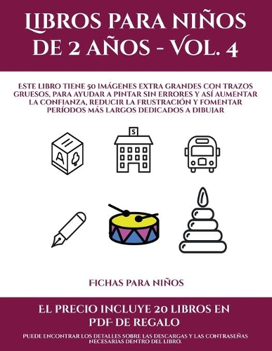 Fichas para niños (Libros para niños de 2 años - Vol. 4)