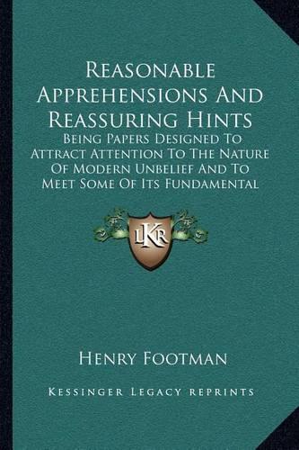 Reasonable Apprehensions And Reassuring Hints