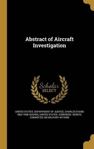Abstract of Aircraft Investigation: (English)