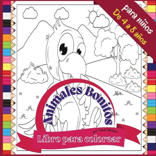Libro para colorear Animales Bonitos para niños de 4 a 8 años