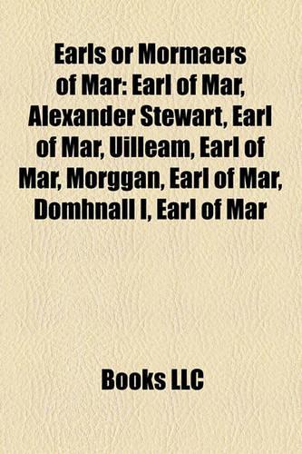 Earls or Mormaers of Mar