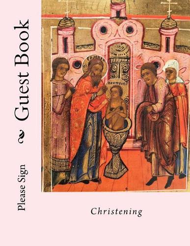 Christening Guest Book