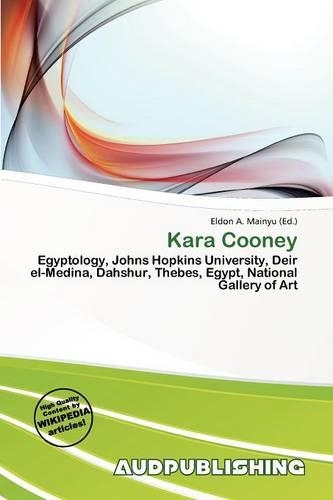 Kara Cooney: (English)