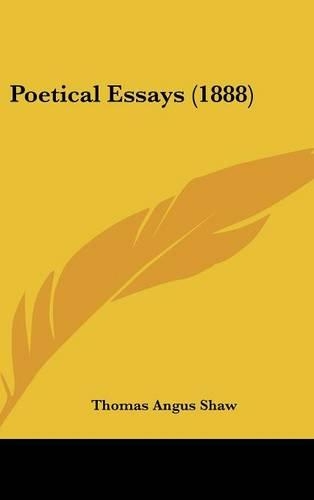 Poetical Essays (1888)