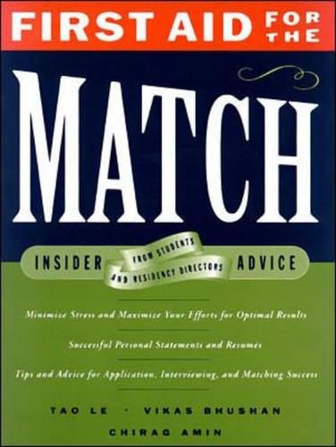 First Aid for the Match