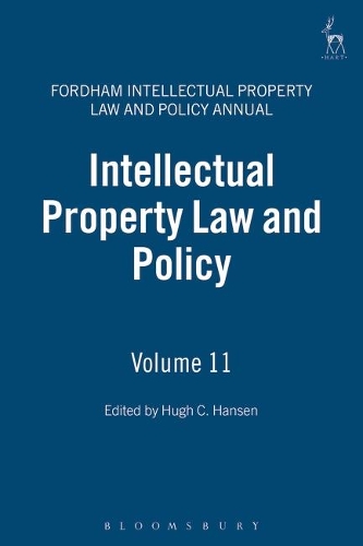 Intellectual Property Law and Policy