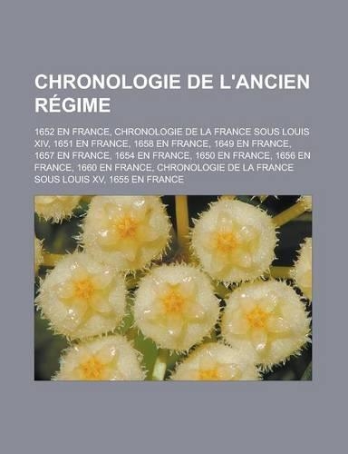 Chronologie de L'Ancien Regime