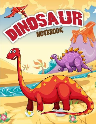 Dinosaur Notebook: Journal Notebook Diary (4 Inside Patterns): Lined, Dot Grid, Line Grid, Blank No Lined, Total 120 Pages, (8.5 X 11), ( Cute Dinosaur Cover )