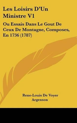 Les Loisirs D'Un Ministre V1