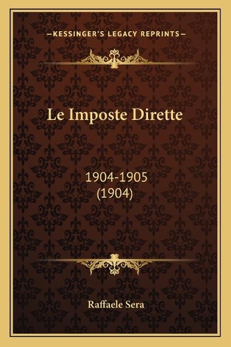 Le Imposte Dirette