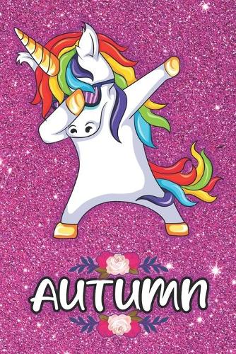Autumn - Dabbing Unicorn Notebook