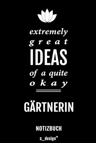 Notizbuch für Gärtner / Gärtnerin