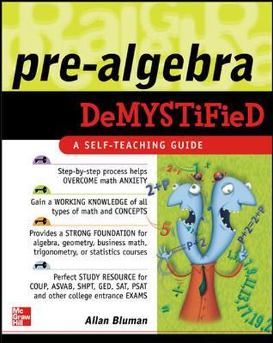 EBK Pre-Algebra Demystified