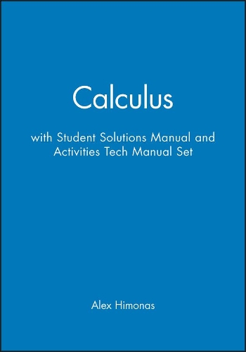 Calculus with Student Solutions Manual and Activities Tech Manual Set