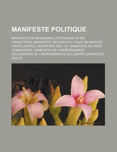 Manifeste Politique