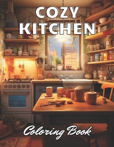 Cozy Kitchen Coloring Book