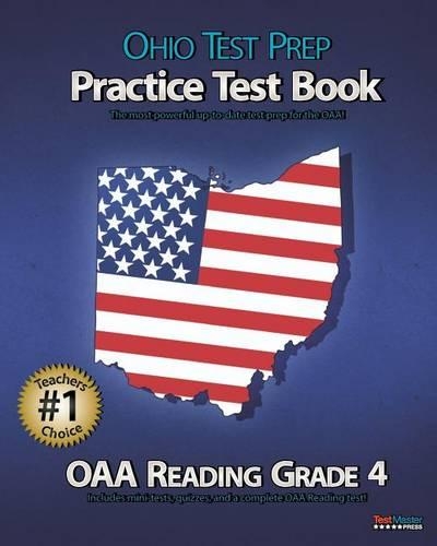 Ohio Test Prep Practice Test Book Oaa Reading Grade 4