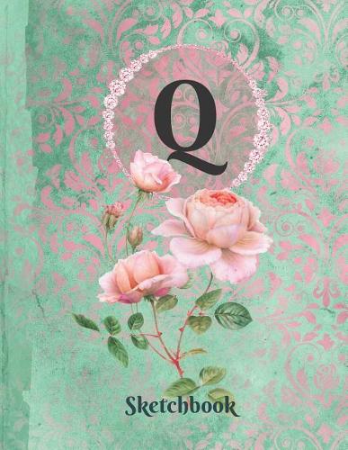 Basics Sketchbook for Drawing - Personalized Monogrammed Letter Q