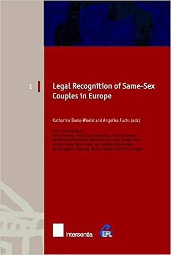Legal Recognition of Same-Sex Couples in Europe: (European Family Law)