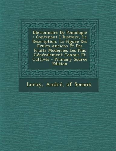 Dictionnaire de Pomologie