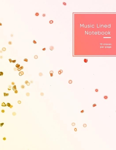 Music Lined Notebook 10 staves per page