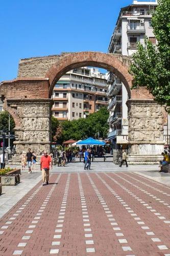 Ancient Greek Thessaloniki Arch of Galerius in Greece Journal